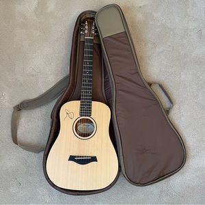 RARE Shawn Mendes SIGNED Baby Taylor Acoustic Guitar BT1